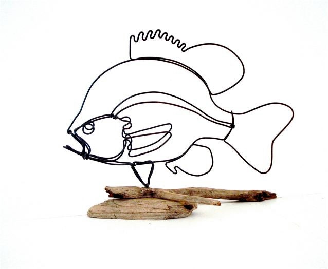 Sunfish Wire Sculpture