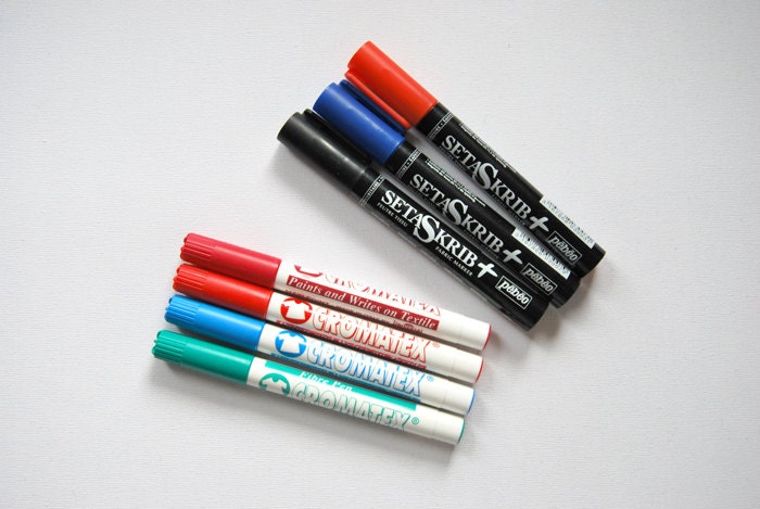 7 fabric markers