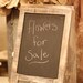 Vintage Inspired Tented Chalkboard