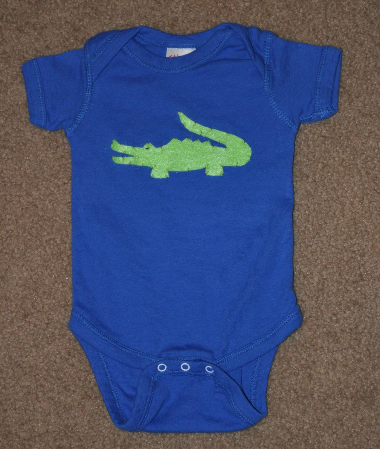 Alligator Applique Shirt for your Baby, Toddler or Child. (YOU pick size and color combo)