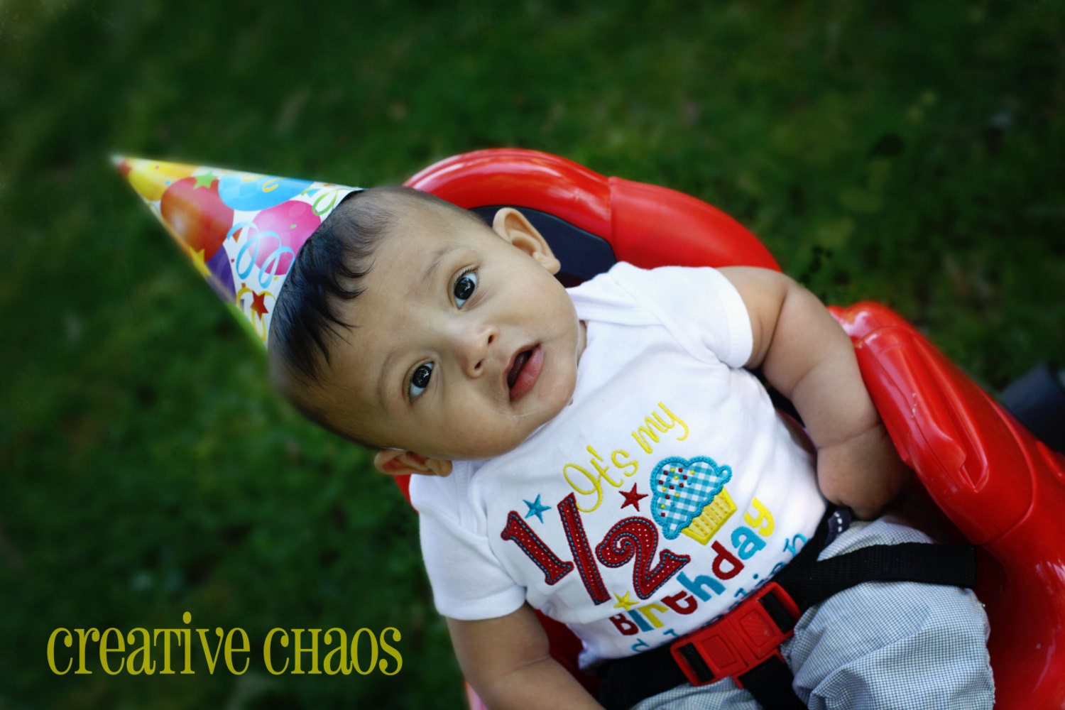 Custom Half Birthday Onsie