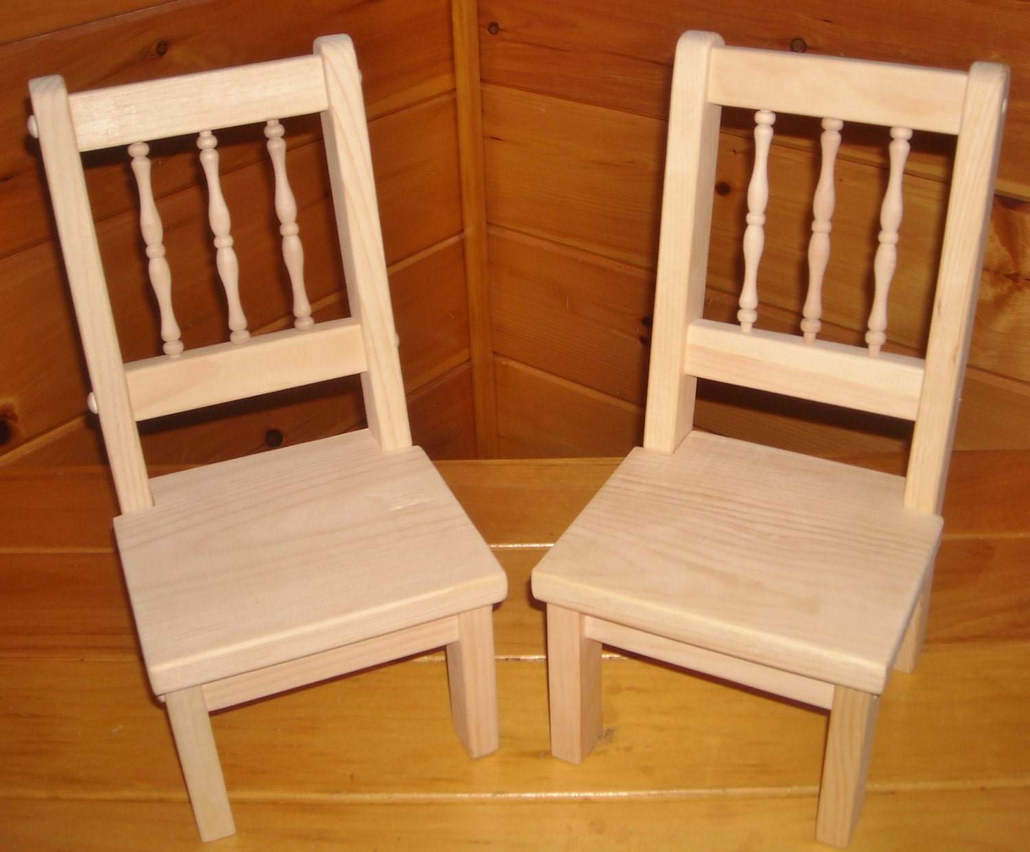 Handmade Doll Chairs-Set of 2-for 18 inch doll