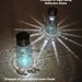 Night Gardening 3 Lanterns Hanging Outdoor Gardening Lights, Upcycled Ball Mason Jar Solar Light LIDS