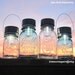4 Solar LIDS Mix Mason Jar Lights, Includes 2 Hanging Mason Jar Solar Lights Handmade Upcycled DIY Garden Lights, 2 Hangers- No Jars