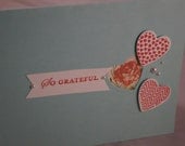 Pink Heart So Grateful card