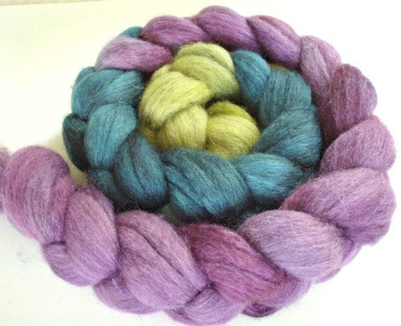 BFL/Silk 4 Oz. Combed Top "Renaissance Gradient"