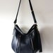 RESERVED for Sophie - OPELLE Ballet Bag - Large Size Pebbled Leather purse in Mariner