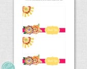 Sunshine Printable Party Thank You Cards by hello love designs Il_170x135