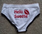 Doctor Who River Song Hello Sweetie womens ladies Underpants Underwear