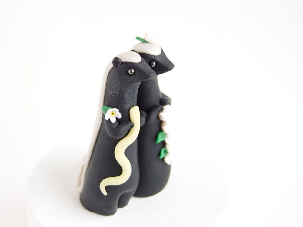 Honey Badger Wedding Cake Topper by Bonjour Poupette