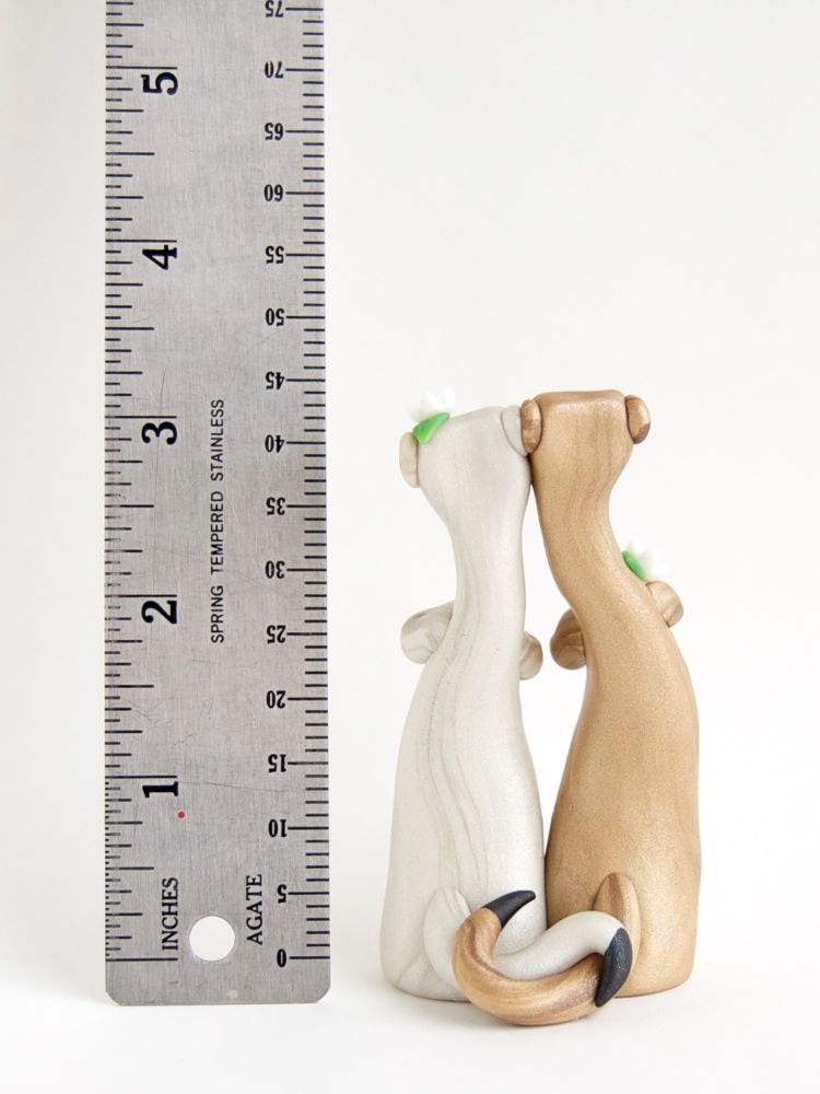 Weasel Wedding Cake Topper by Bonjour Poupette