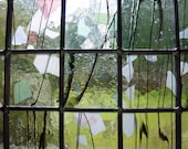 Stained Glass Panel - Rainy Day Parade - Suncatcher Home Decor