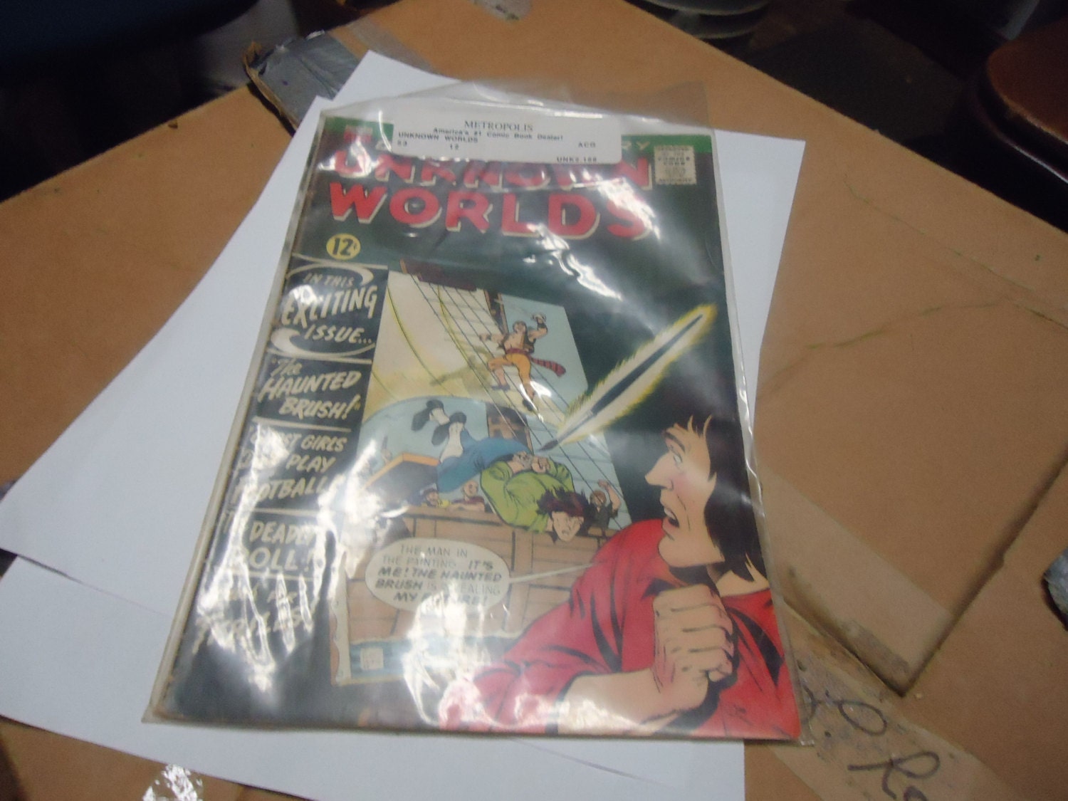 Vintage Unknown Worlds comic book 12 cents ACG, 1960's Thrills of Mystery  no 53 February, collectable