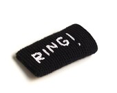 Black crochet case for Iphone5, Iphone4, Samsung - Ring