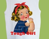 Little Tough Girl II One Piece Baby,Tank or tshirt by ChiTownBoutique.etsy