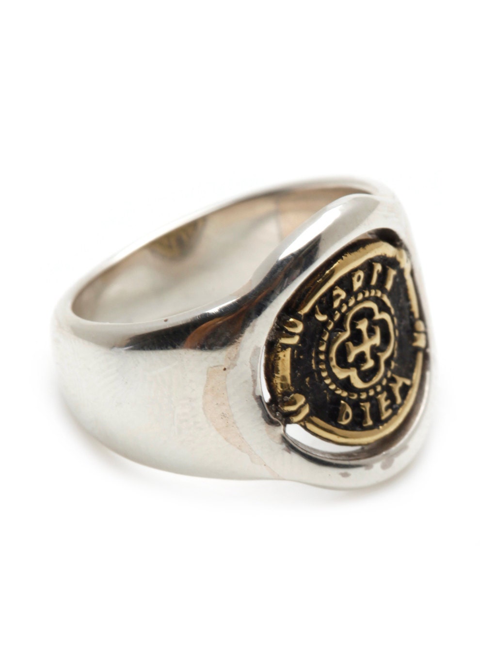 Carpe Diem 14k Gold 925 Sterling Silver Rings Ring Band Wedding Engagement Jewelry Jewellery CDR-215