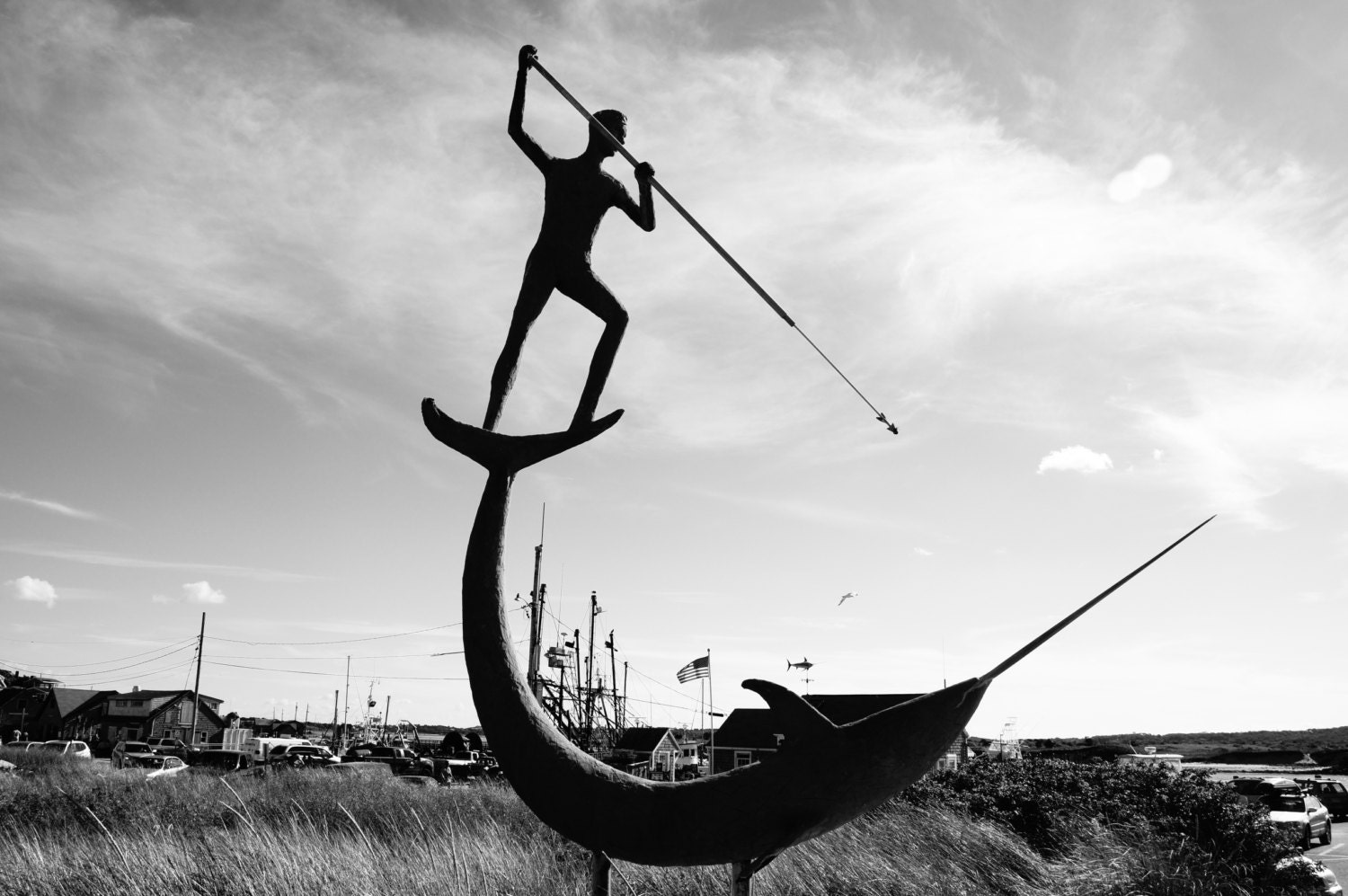 Menemsha Whaler Statue - Martha's Vineyard