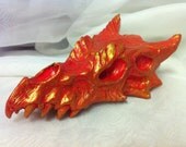 Red Dragon Skull
