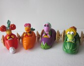 Vintage Fraggle Rock Figures Cars - McDonald's Set