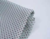 1940s 1950s Dress Fabric Tiny Polka Dot Rayon Mint Green & Purple