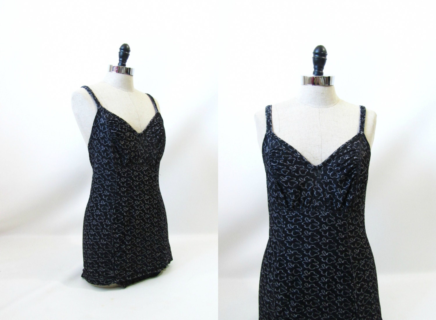 1930s 1940s Jantzen Swimsuit M L 38
