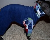 BuddyWear Ready to Ship Fleece Leisure Suit for Iggy's, Hairless Terriers, Chinese Cresteds and all small dogs.