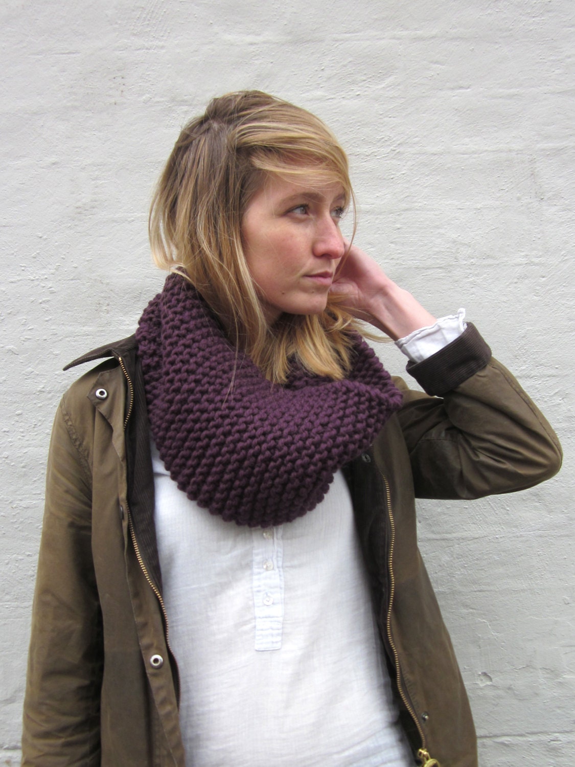 The Original Snood in Berry