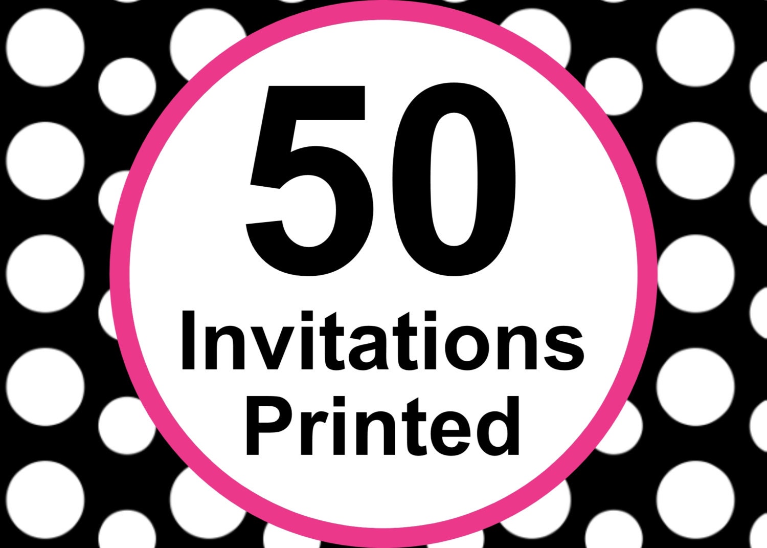 50 Printed Invitations by Cutie Patootie Creations - Includes Envelopes Il_170x135