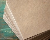 50 sheets 105 lb. kraft card stock: 8.5 x 11 kraft brown cardstock, recycled and eco-friendly, 8 1/2" x 11" (21.6 cm x 27.9 cm), 285 gsm