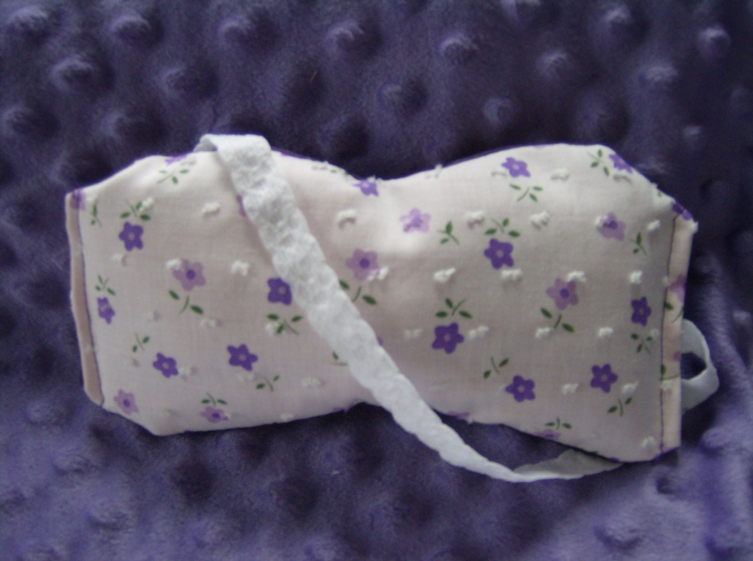 Spring Lightweight Scented Sleep Mask, Fragrant French lavender, Handmade,