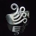 Eco Friendly Bracelet, Silverware Fork Jewelry in Curly Design Number One