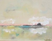 Light Landscape Painting Original Art -Soft Light 14 x 11