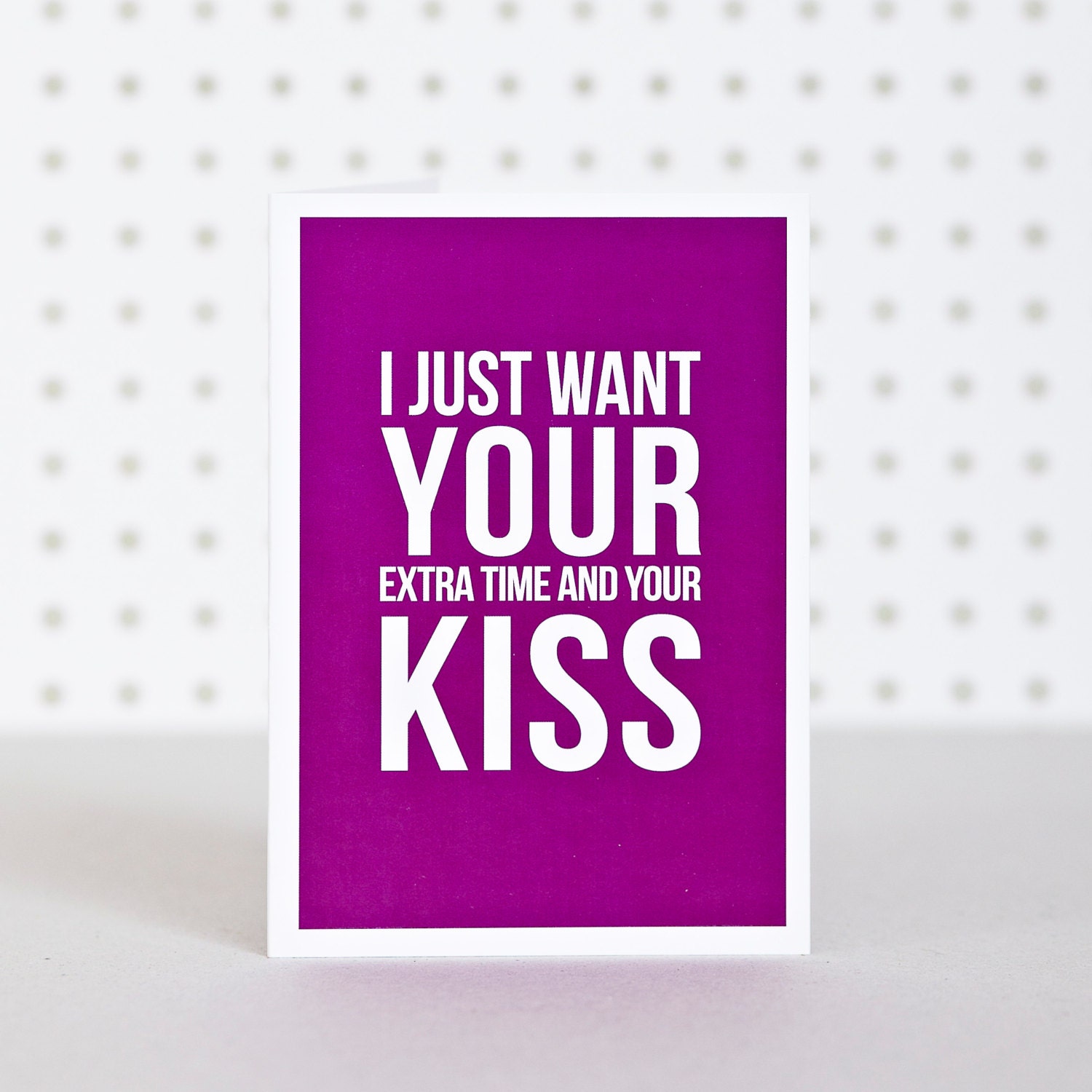Your Kiss Anniversary Card