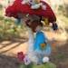 Needle felted waldorf inspired mushroom fairy