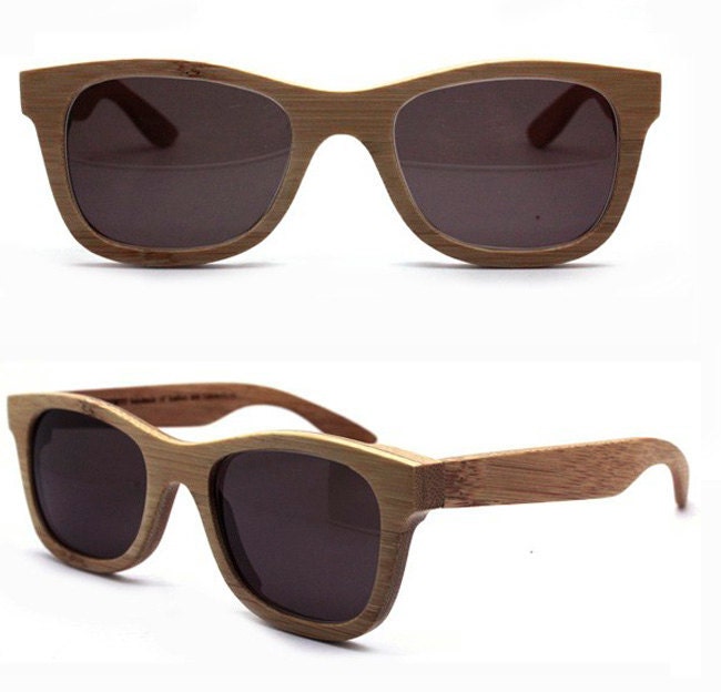 MJX1055  handmade bamboo sunglasses  Buy one get free one