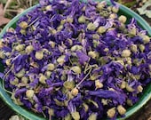 BLUE MALVA FLOWERS Certified Organic - Herbalism, Herbal Teas, Potpourri