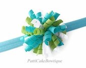 My Little Mermaid Korker Hair Bow - Infant Hair Bow - Baby Hair Bow - Itty Bitty Korker - Mini Hair Bow - Korker Headband - Korker Hair Clip