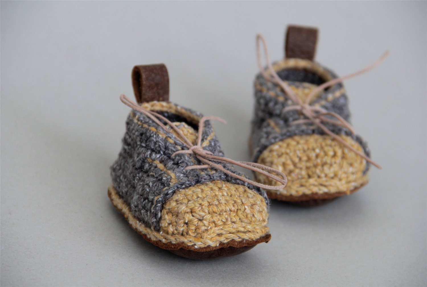 Boot-laced Booties Made for Walking - Toddler U.S. sizes 3-13
