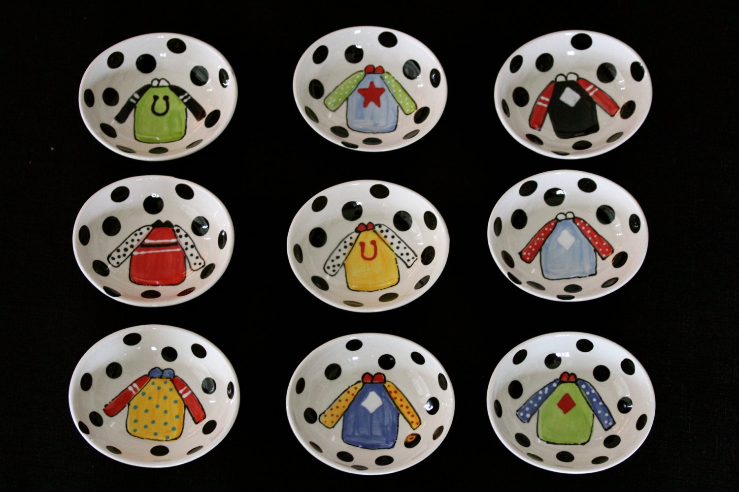 jockey silk bowl