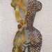 Metal Wall art sculpture abstract torso by Holly Lentz sexy nude metal torso