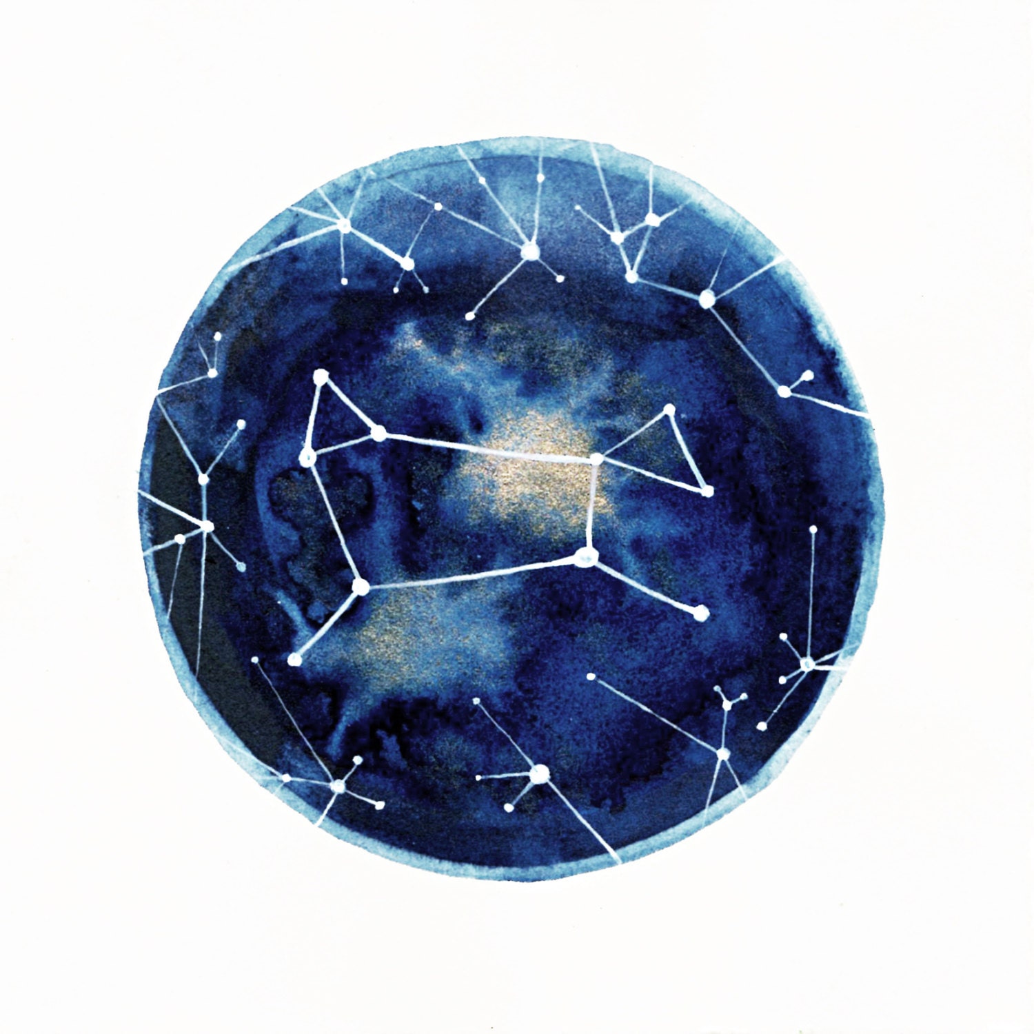 aries constellation print