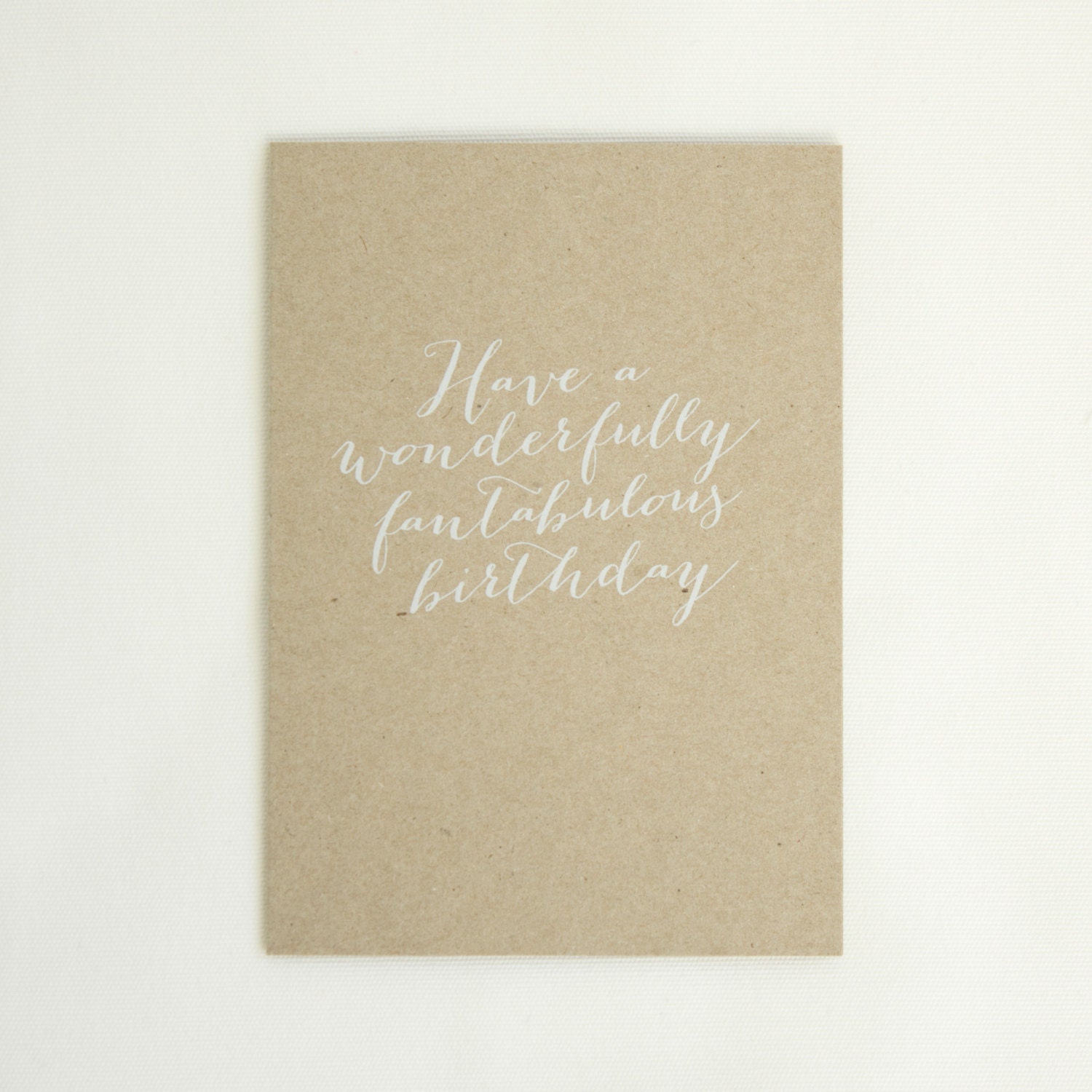 Wonderfully fantabulous birthday card