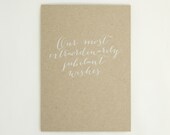 Jubilant wishes - congratulations card