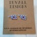oklahoma chevron heart earring. thunder. okc. oklahoma city. post earring.chevron. heart.