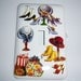 Victorian hats and shoes single light switch cover