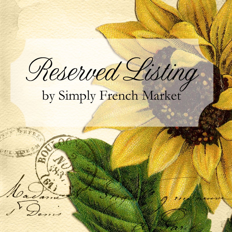 HAPPYMOMTWO's Reserved Listing