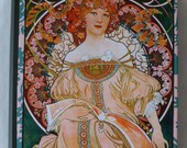 Kindle Cover, Kindle Touch, Kindle Paperwhite, Hardcover, Mucha, Nouveau, NK 127