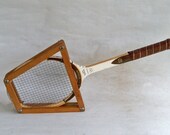 Vintage Wilson Jack Kramer Champion Tennis Racket with Press