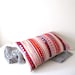 13x 20 White Lanna tribal pillow cover