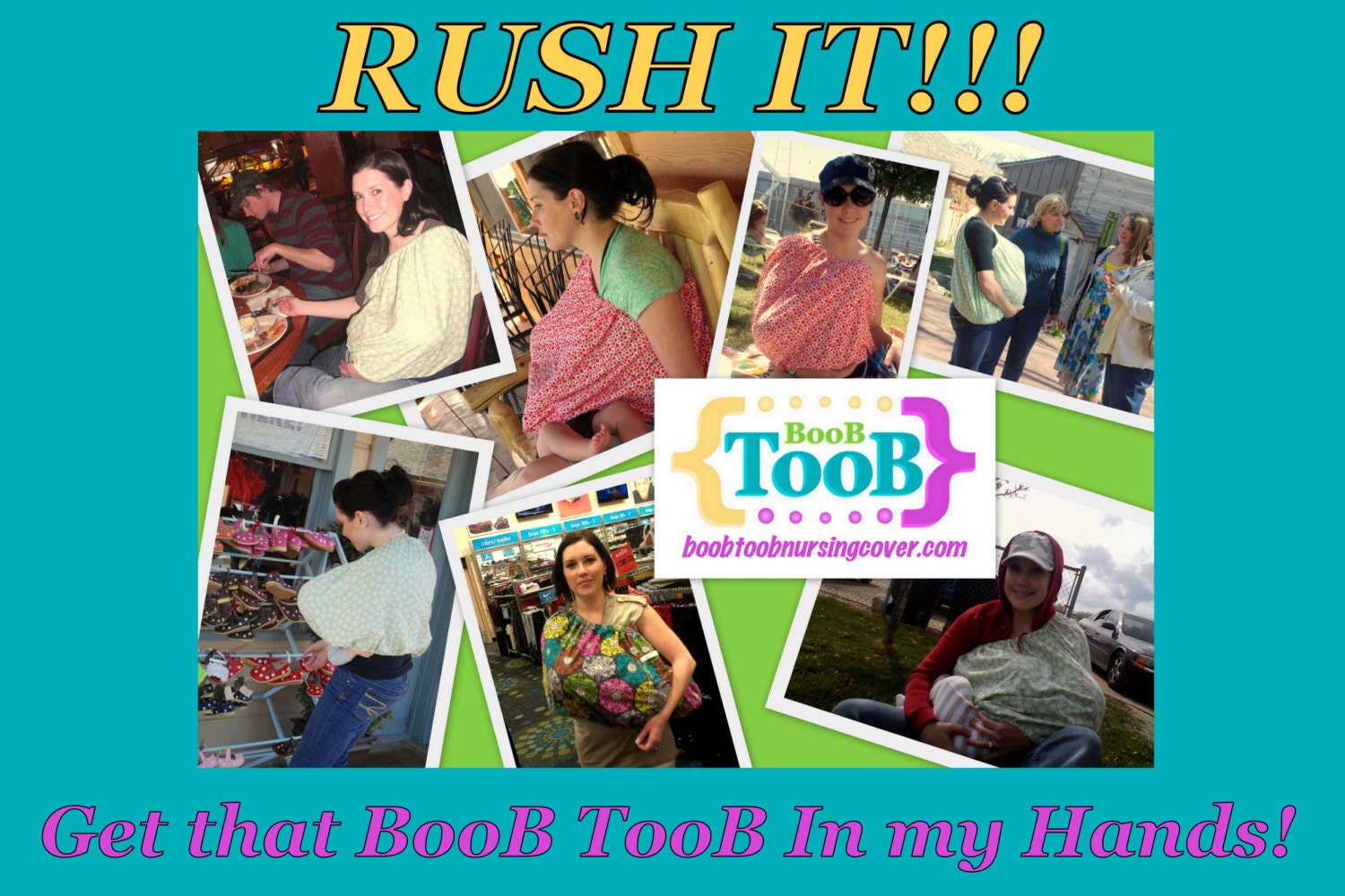 Upgrade: RUSH your BooB TooB Nursing Cover
